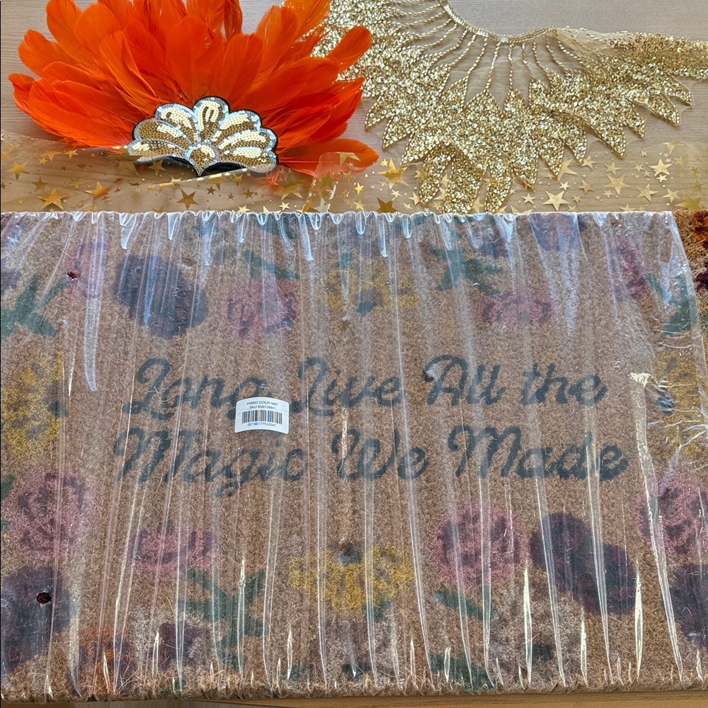 Taylor Swift Door Mat Long Live all the Magic We Made Eras Tour Acoustic Piano